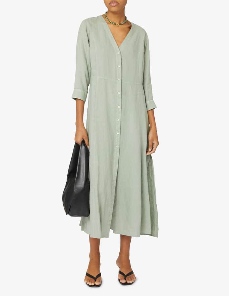 Rosso35 Maxi linen dress - picture 2 Rosso35 Maxi linen dress - picture 2