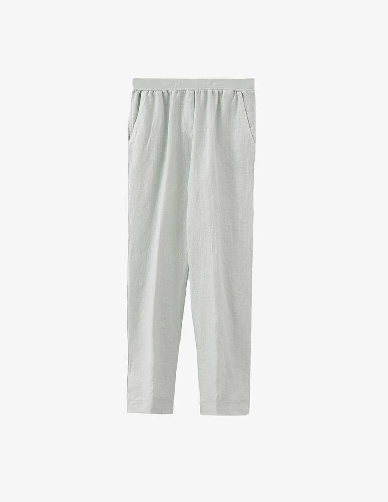 rinascente Rosso35 Linen cigarette trousers