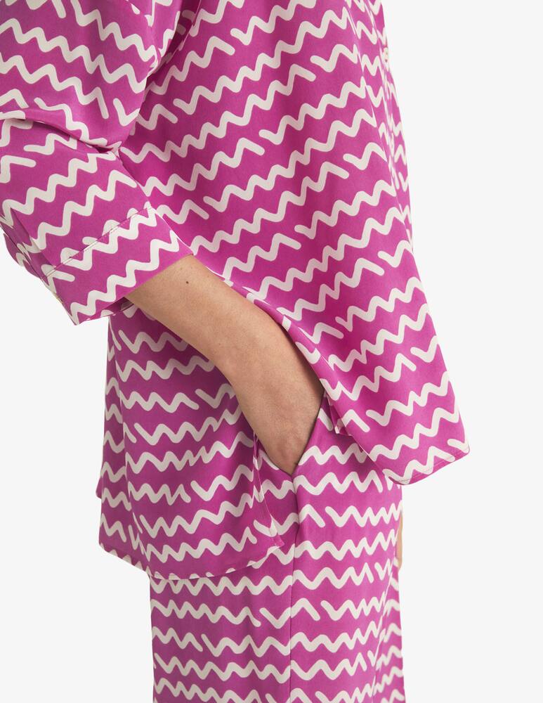 rinascente Rosso35 Oversized silk shirt