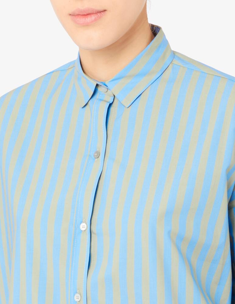 Rosso35 Oversized cotton shirt - picture 4 Rosso35 Oversized cotton shirt - picture 4