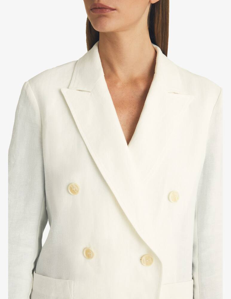 rinascente Rosso35 Giacca blazer doppiopetto in lino