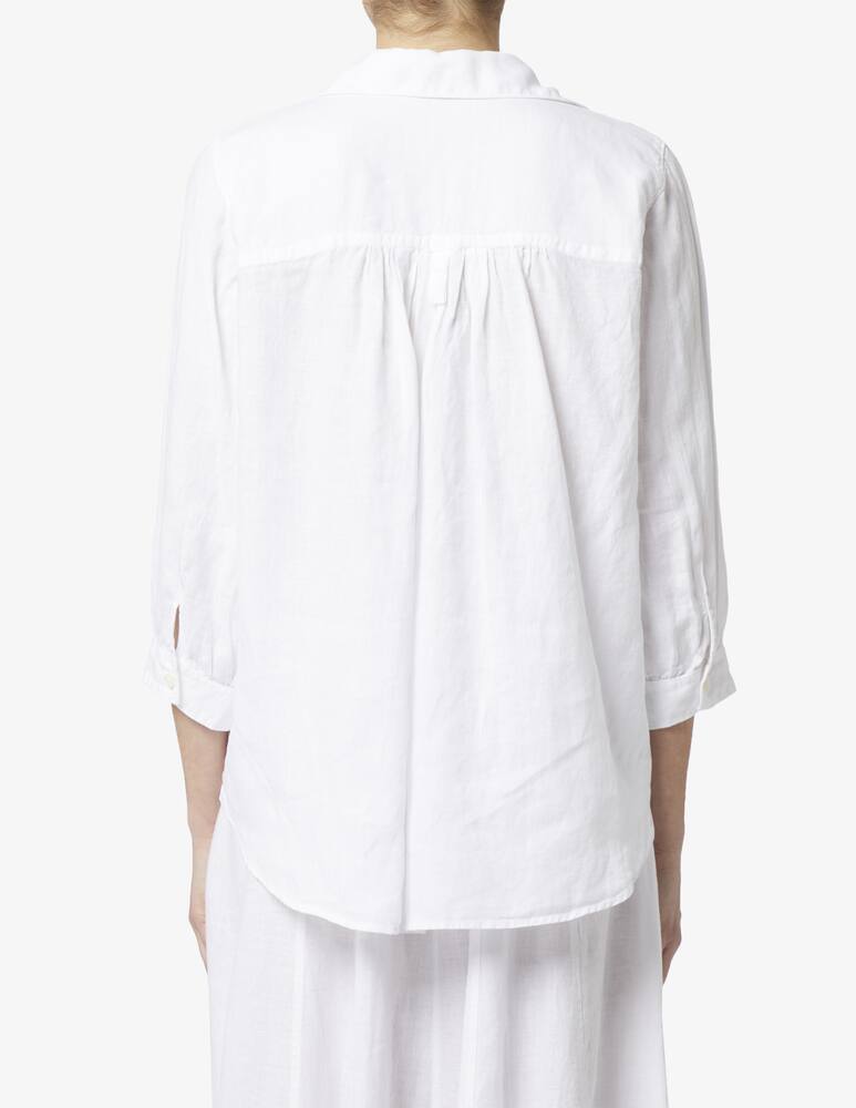 rinascente Rosso35 Linen blouse with 3/4 sleeves