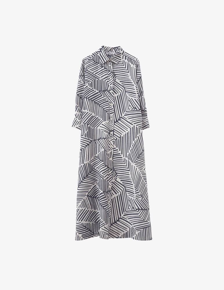 rinascente Rosso35 Vestito chemisier lungo in lino