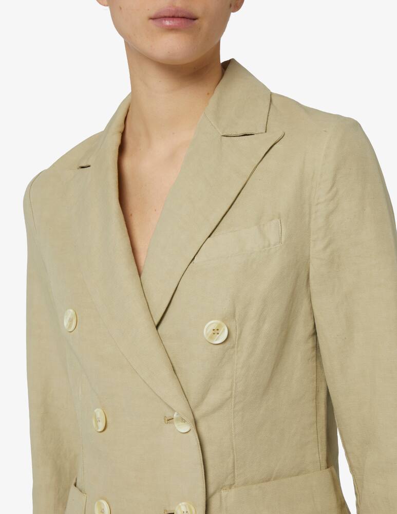 rinascente Rosso35 Giacca blazer doppiopetto in lino