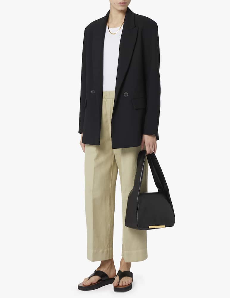 rinascente Rosso35 Pantaloni in lino e cotone