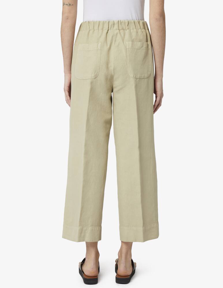 rinascente Rosso35 Pantaloni in lino e cotone