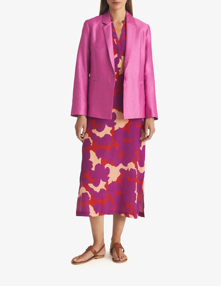 rinascente Rosso35 Long silk dress