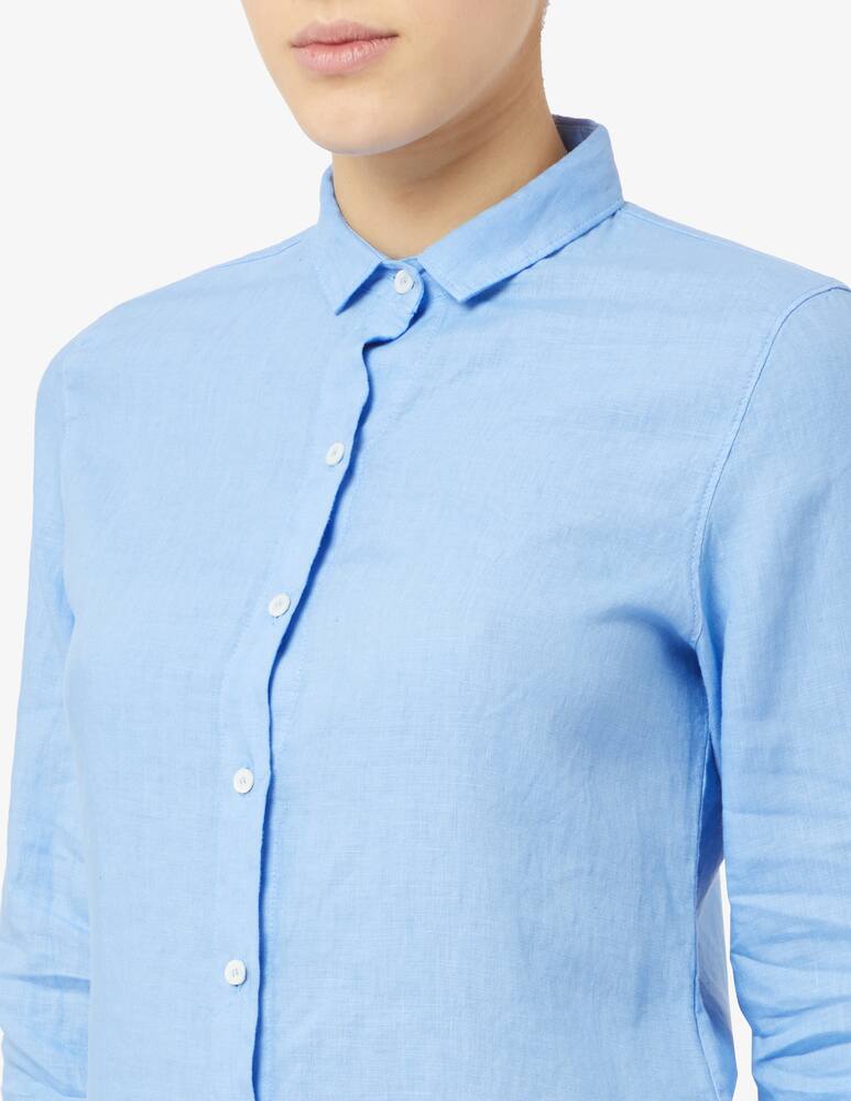 rinascente Rosso35 Linen shirt with 3/4 sleeves