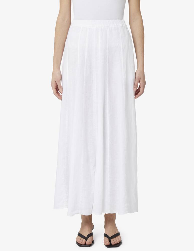 Rosso35 Long linen skirt - picture 1