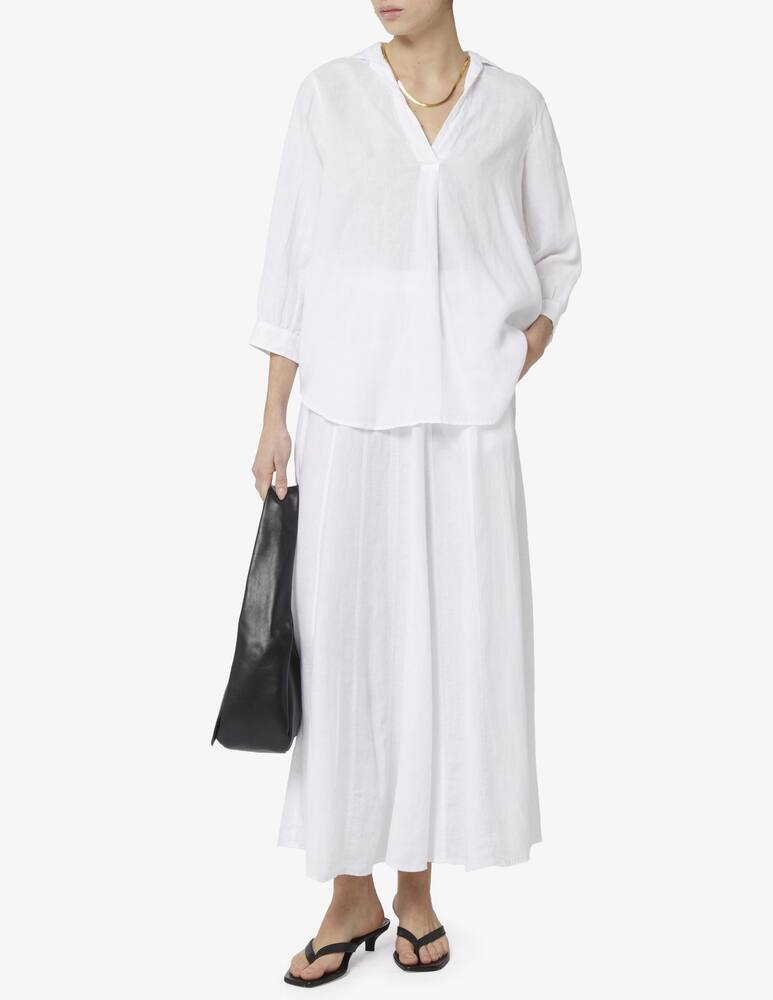 rinascente Rosso35 Gonna lunga in lino