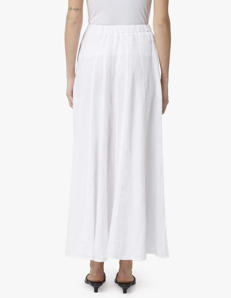 Rosso35 Long linen skirt - picture 3