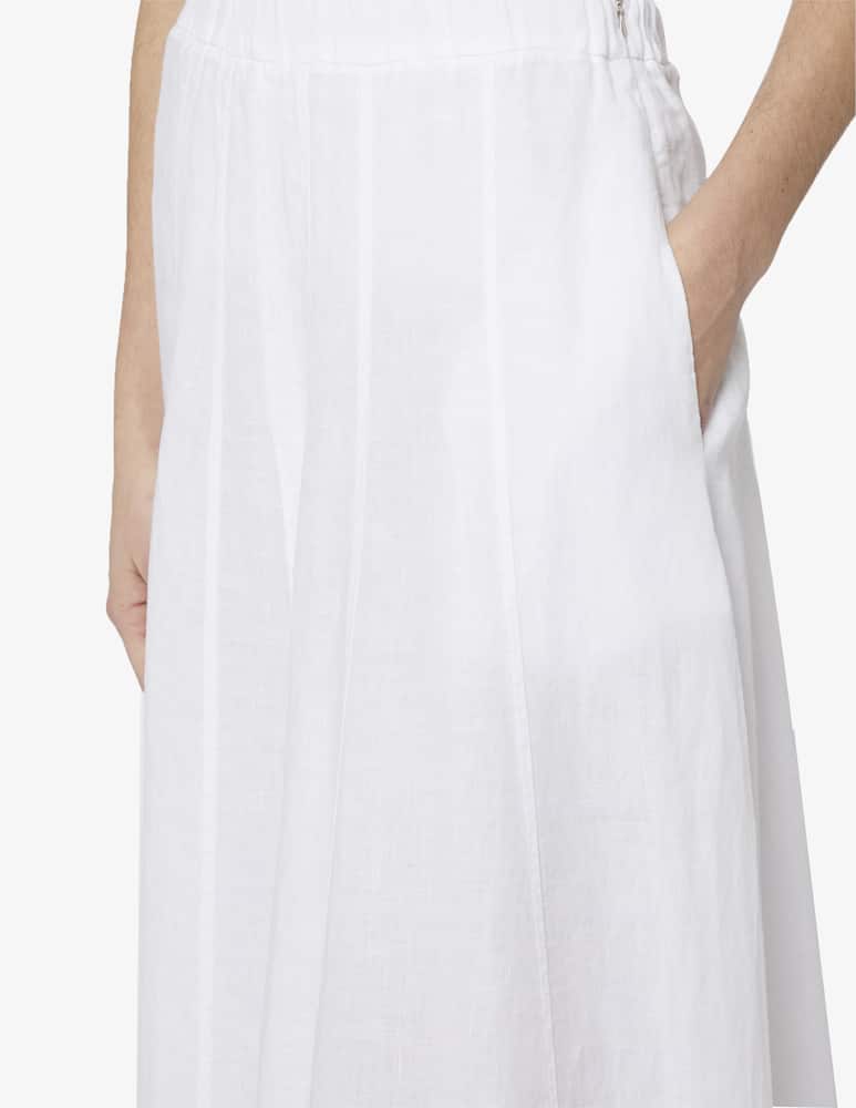 Rosso35 Long linen skirt - picture 4
