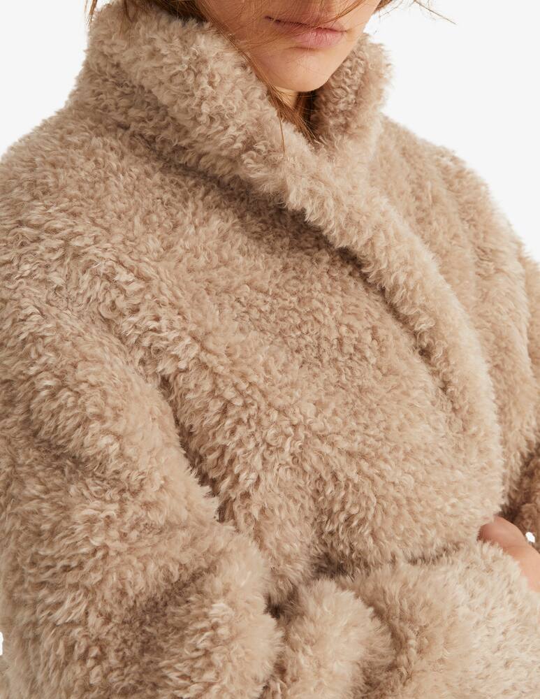 rinascente Rosso35 Cappotto in pelliccia sintetica