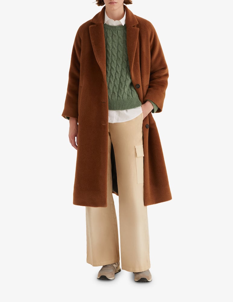 rinascente Rosso35 Braided alpaca sweater