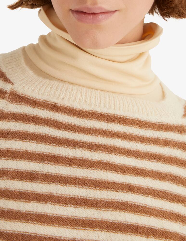 rinascente Rosso35 Striped alpaca sweater