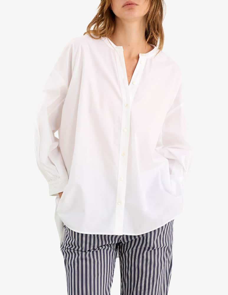 Rosso35 Camicia collo alla coreana - immagine 1