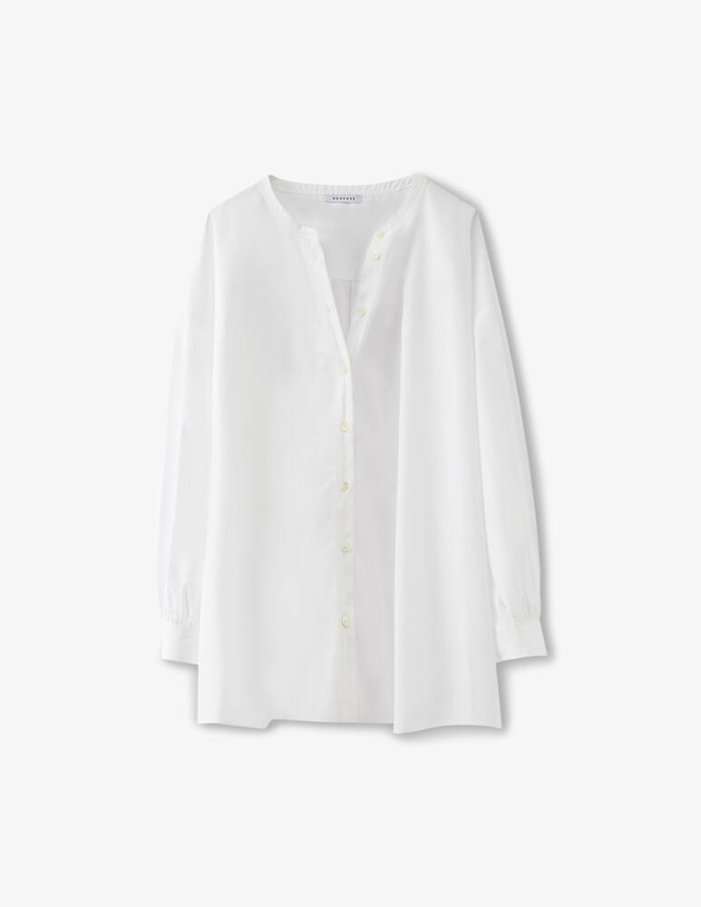 Rosso35 Camicia collo alla coreana - immagine 3