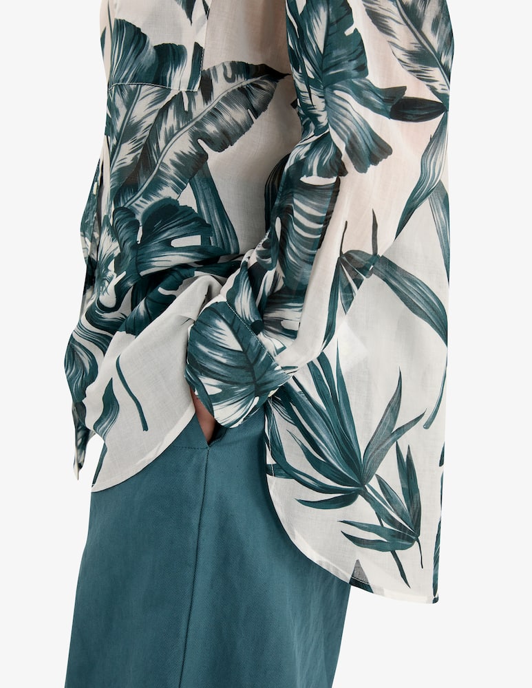 rinascente Rosso35 Jungle print shirt