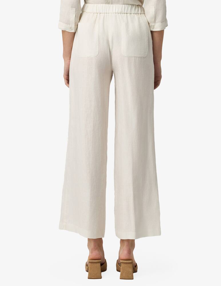 rinascente Rosso35 Pantaloni cropped in lino