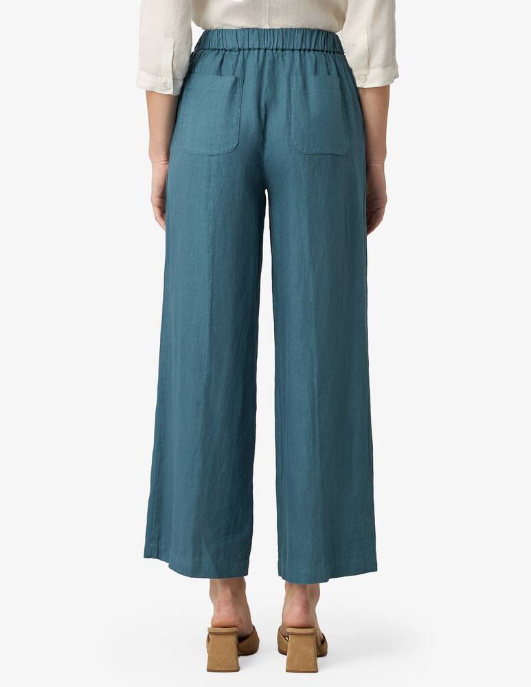 rinascente Rosso35 Pantaloni cropped in lino