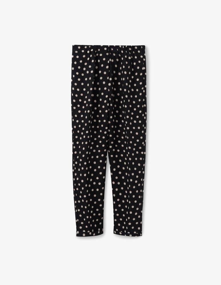 rinascente Rosso35 Pantaloni lino a pois