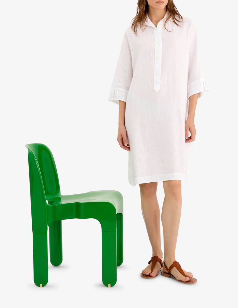 rinascente Rosso35 Linen tunic dress