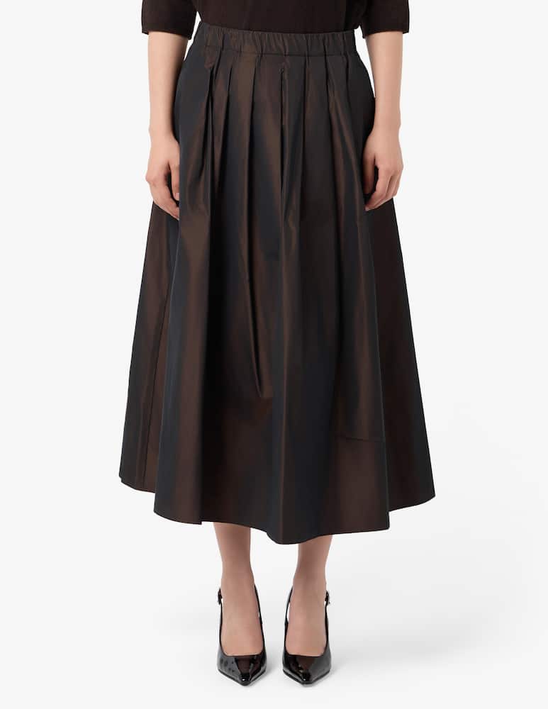 rinascente Rosso35 Gonna midi in tafetà