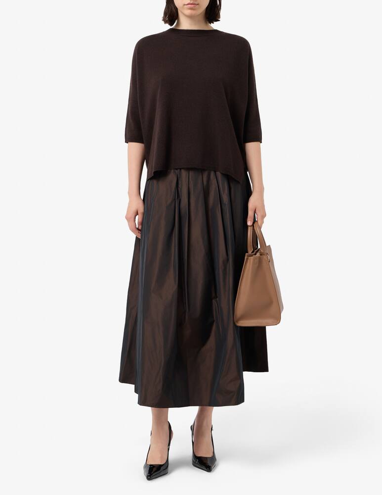 rinascente Rosso35 Gonna midi in tafetà