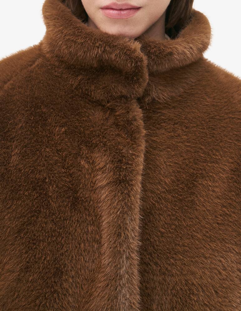 rinascente Rosso35 Cappotto reversibile in finta pelliccia