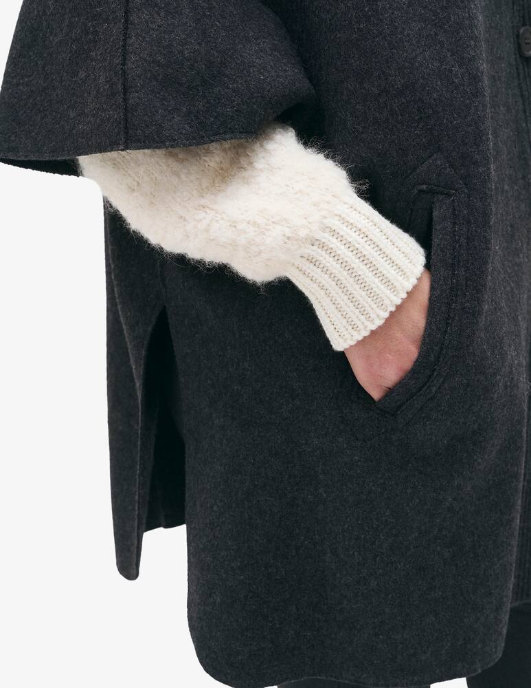 rinascente Rosso35 Collar knit cape