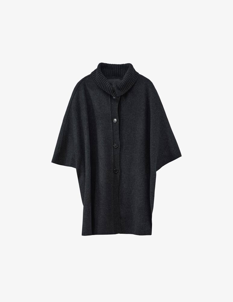 rinascente Rosso35 Collar knit cape