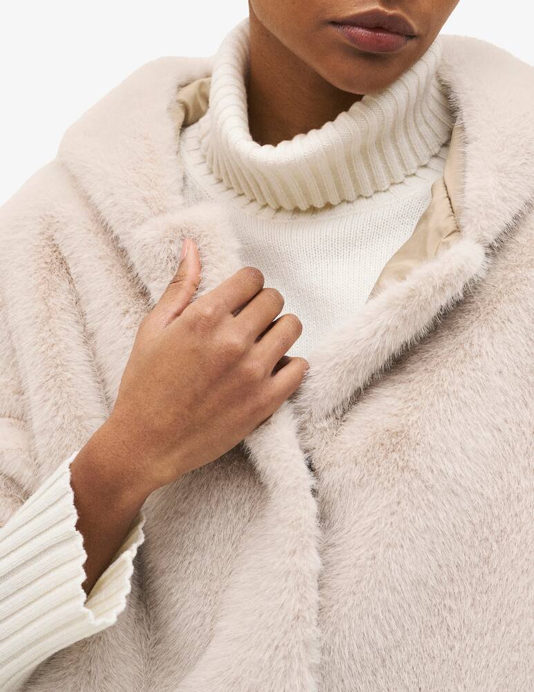 rinascente Rosso35 Bomber reversibile finta pelliccia