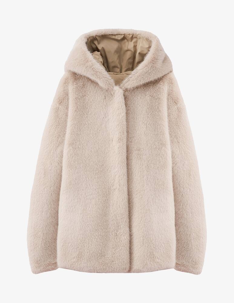 rinascente Rosso35 Bomber reversibile finta pelliccia