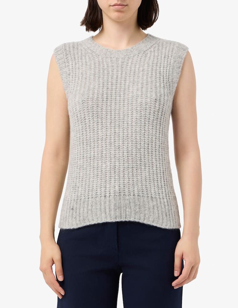 Rosso35 Gilet ina misto alpaca - immagine 1 Rosso35 Gilet ina misto alpaca - immagine 1