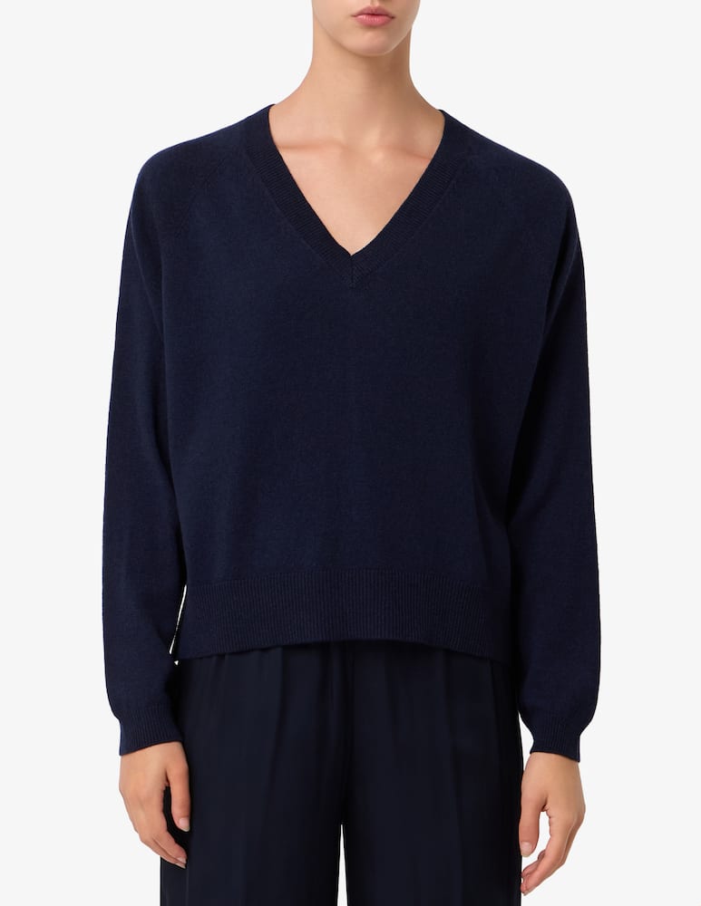 rinascente Rosso35 V-neck cashmere blend jumper