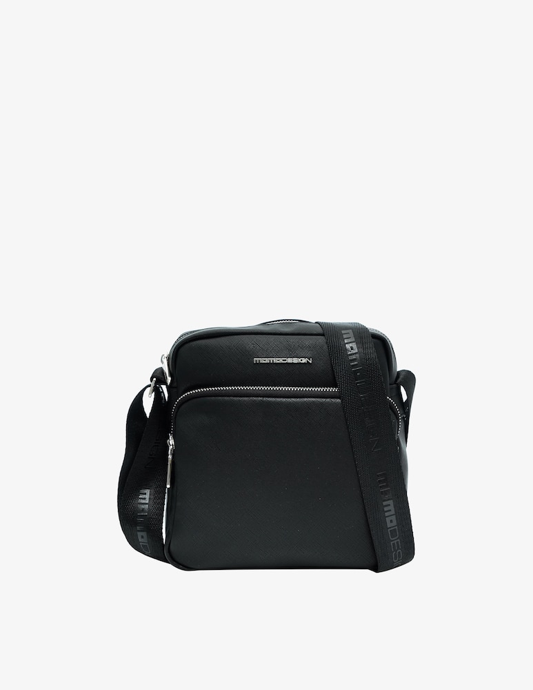 Momo Design Tracolla regolabile più scompartimenti in saffiano - immagine 1 Momo Design Tracolla regolabile più scompartimenti in saffiano - immagine 1