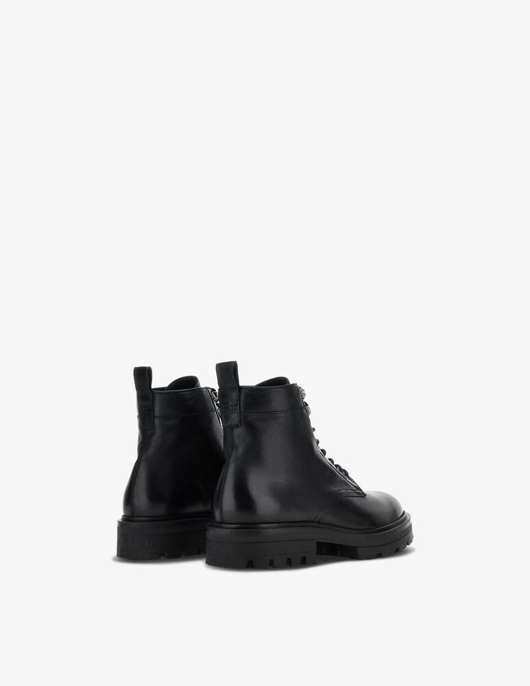 rinascente Hogan Combat Boots Hogan H673