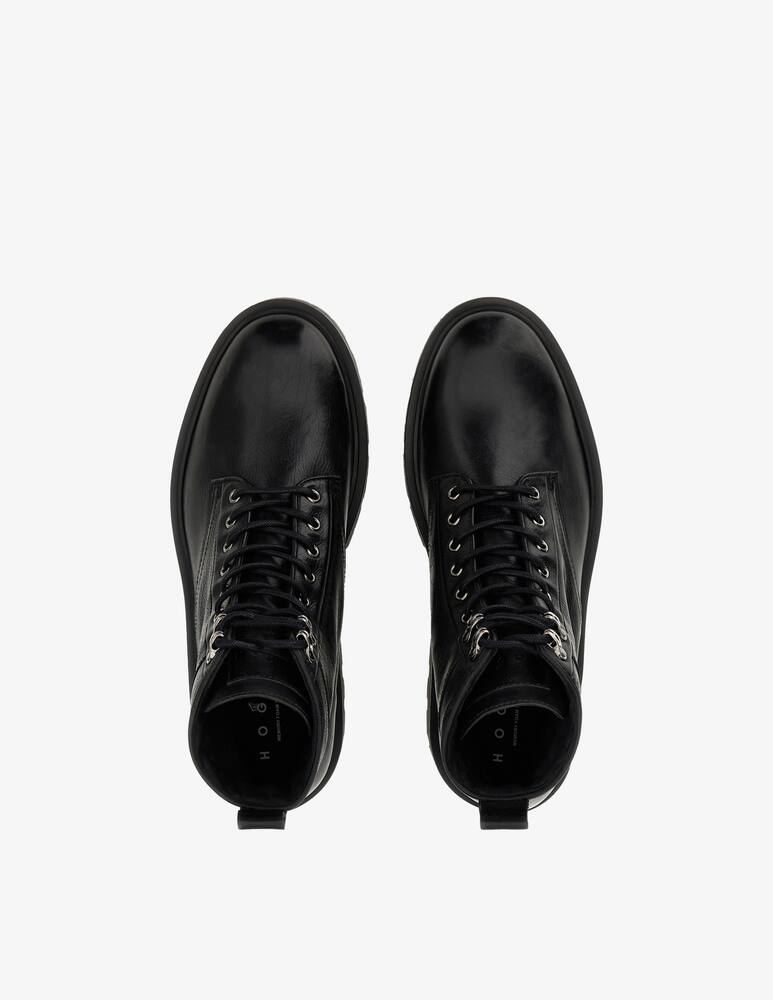rinascente Hogan Combat Boots Hogan H673