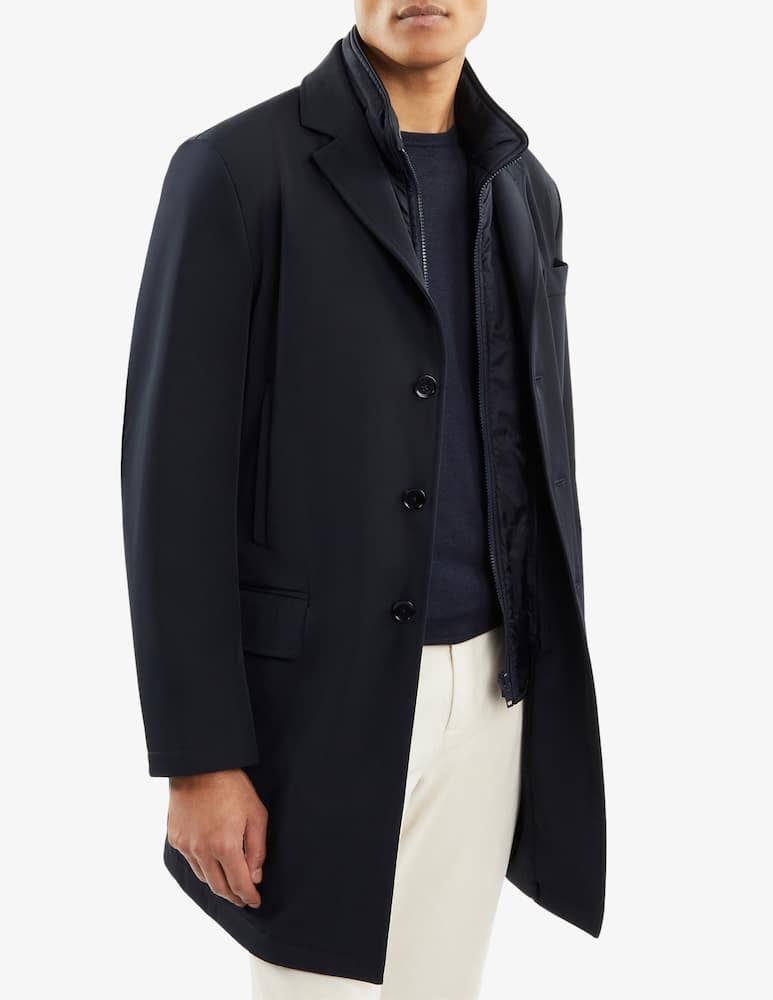 Fay Double Coat in Gabardine Tecnico Stretch - immagine 1 Fay Double Coat in Gabardine Tecnico Stretch - immagine 1