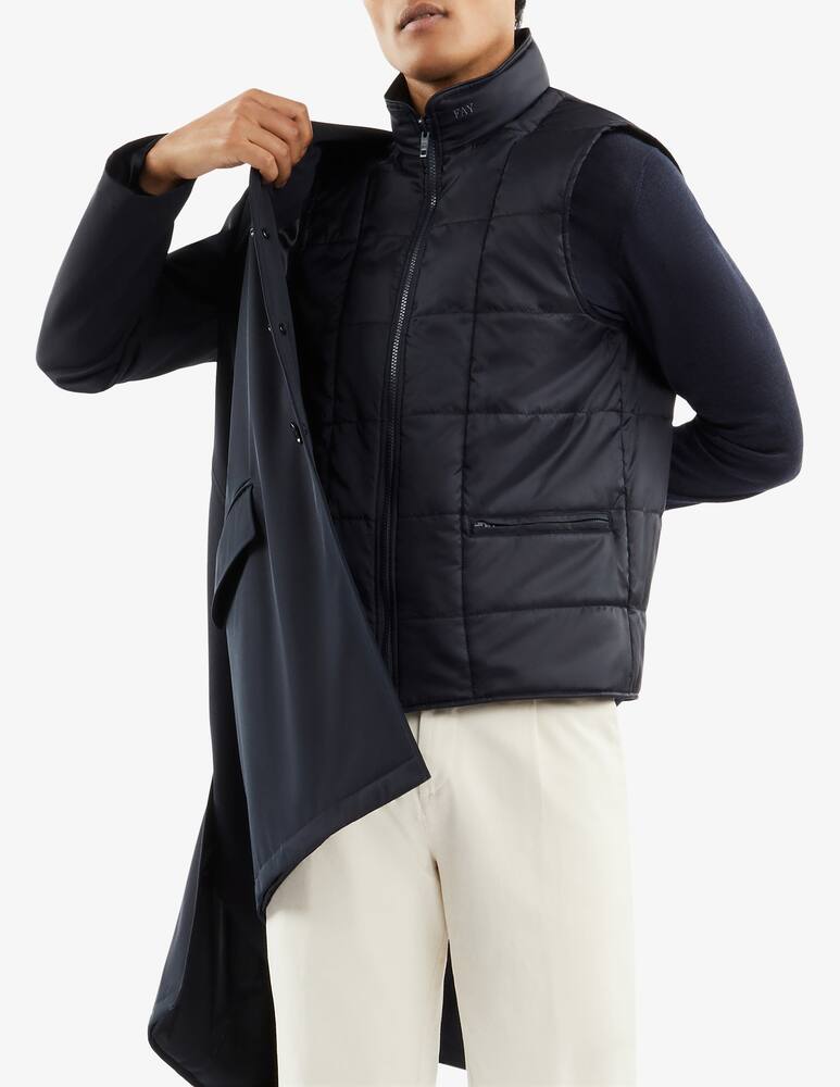 rinascente Fay Double Coat in Gabardine Tecnico Stretch