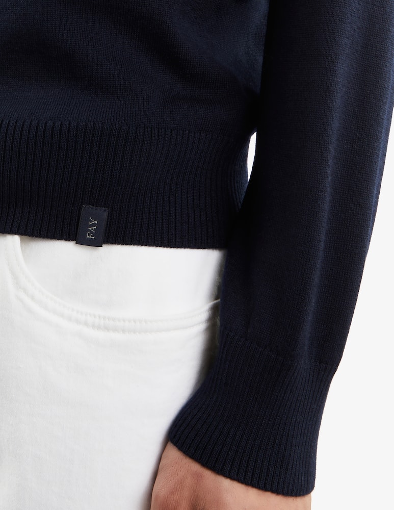 rinascente Fay Round-neck Jumper in Wool