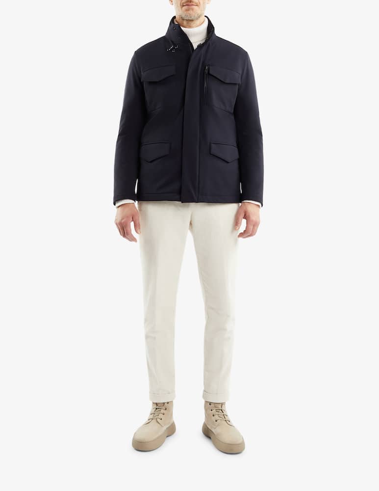 rinascente Fay Field Jacket in Jersey Tecnico