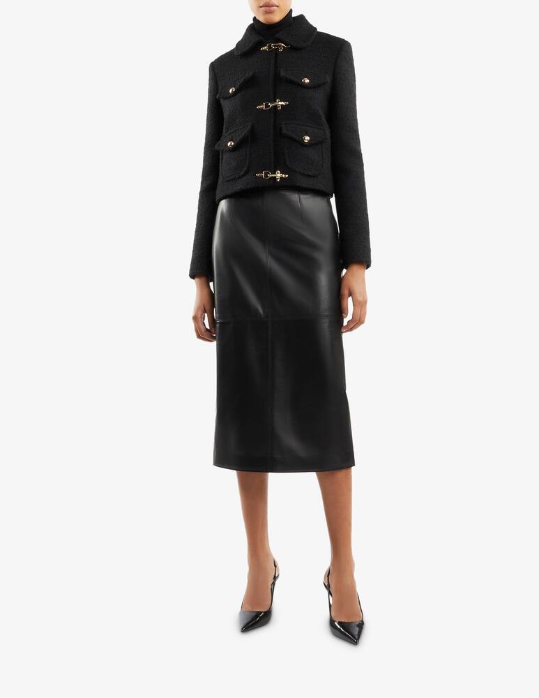 rinascente Fay Giacca 3 Ganci in Lana Bouclé