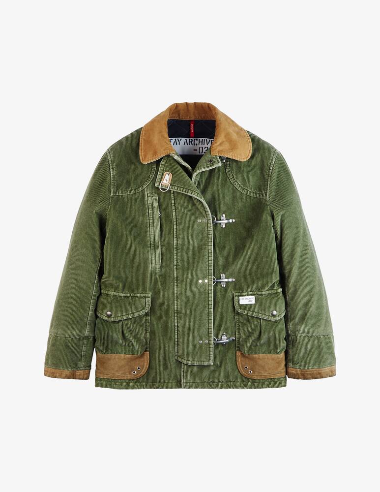 rinascente Fay 4 Ganci in Corduroy - Fay Archive