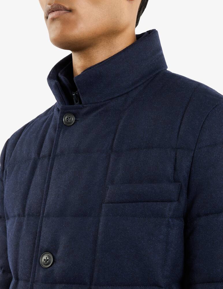 rinascente Fay Piumino Double Front in Flanella Cardata