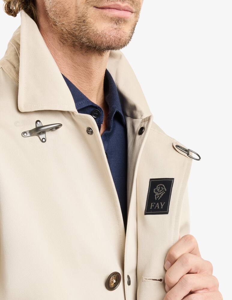 rinascente Fay Morning Raincoat in Gabardine