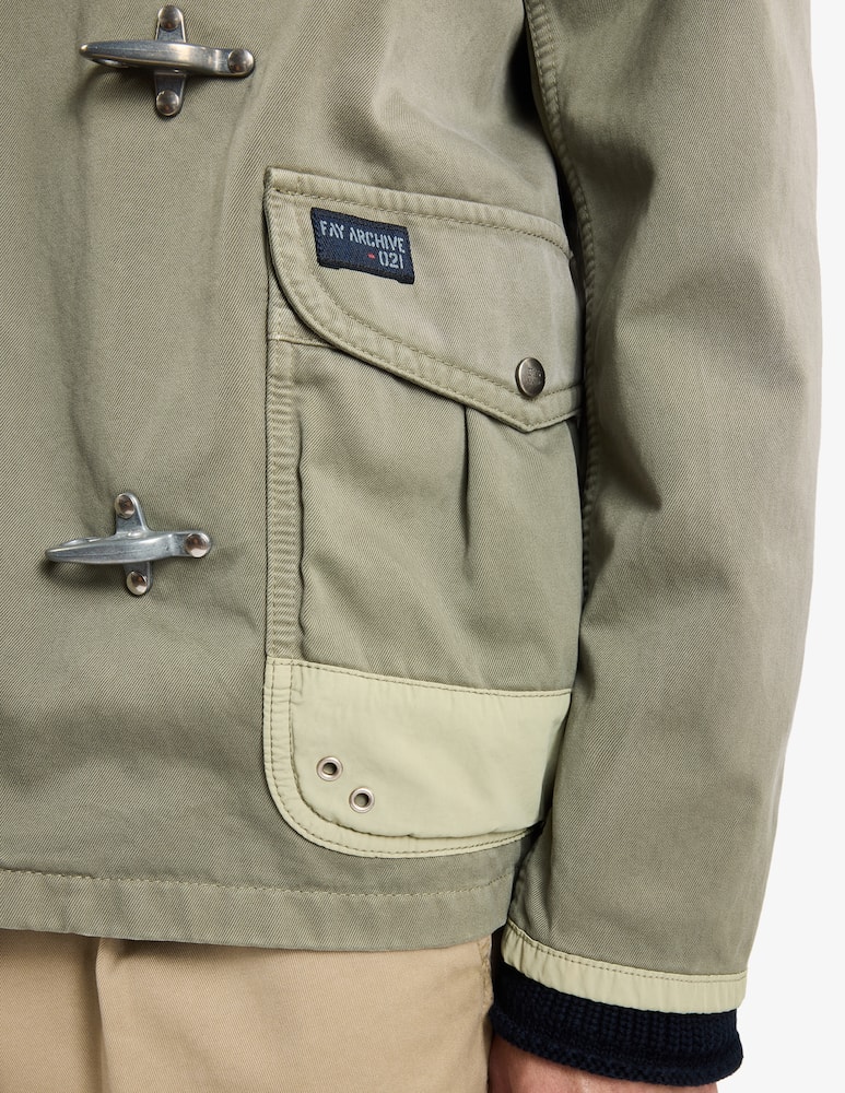 Fay 4 Ganci In Twill di Cotone - Fay Archive - immagine 4