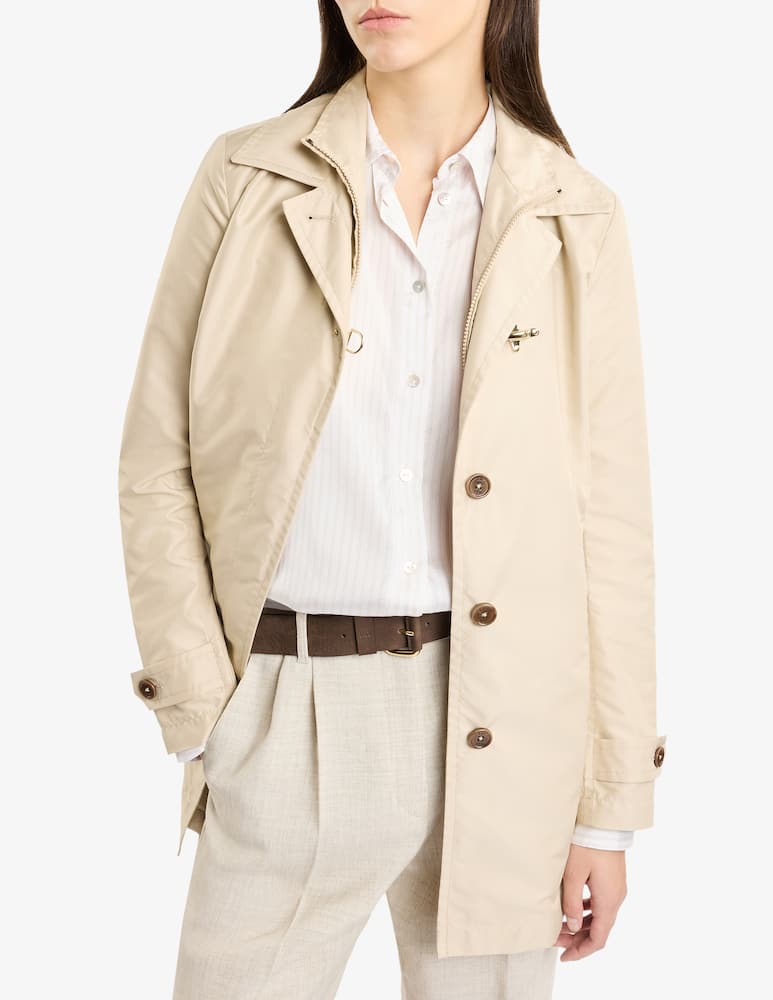 Fay Morning Coat in Technical Poplin - picture 1 Fay Morning Coat in Technical Poplin - picture 1
