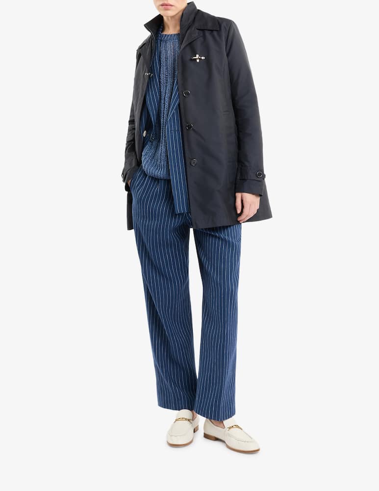 Fay Morning Coat in Popeline Tecnico - immagine 2 Fay Morning Coat in Popeline Tecnico - immagine 2