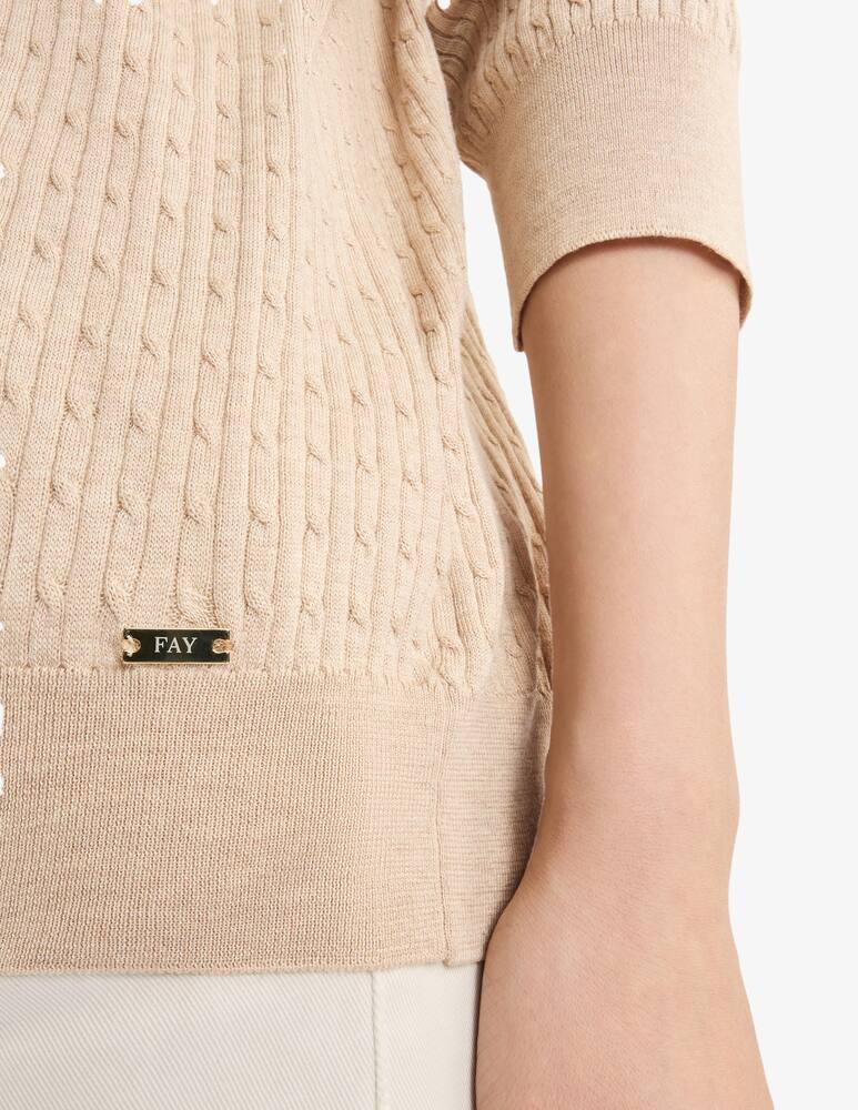 rinascente Fay Polo Shirt in Silk and Cotton